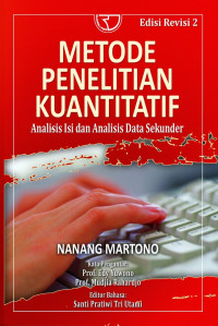 Metode Penelitian Kuantitatif : Analisis isi dan Analisis data Sekunder Ed Rev.2
