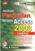 Aplikasi Penjulan Bebasis Access 2003 Lanjutan