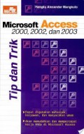 Microsoft Access 2000, 2002, dan 2003