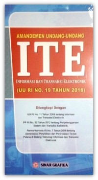 Amandemen Undang - Undang ITE