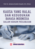 Kausa Yang Halal dan Kedudukan Bahasa Indonesia Dalam Hukum Perjanjian