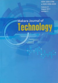 Makara Journal Of Technology Vol. 21 No. 2