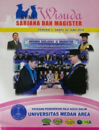 Buku Wisuda Sarjana dan Magister Periode I , Sabtu 22 Juni 2019