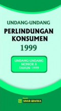 Undang - Undang Perlindungan Konsumen 1999