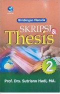 Bimbingan menulis Skripsi&Thesis