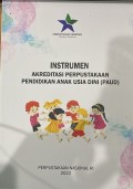 Instrumen Akreditasi Perpustakaan Pendidikan Anak Usia Dini (PAUD)