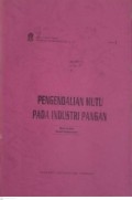 Pengendalian mutu pada industri pangan