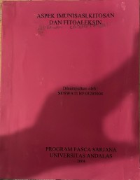 Aspek Imunisasi, Kitosan dan Fitoaleksin