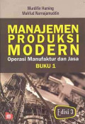 Manajemen Produksi Modern : Operasi Manufaktur dan Jasa Buku 1 Ed 3