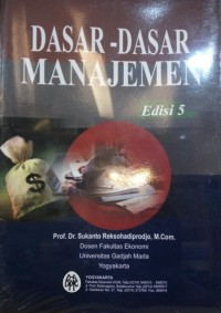 Dasar - Dasar Manajemen Ed.5