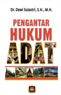 Pengantar Hukum Adat