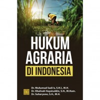 Hukum Agraria Di Indonesia