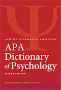 Apa Dictionary of Psychology 2th.Ed