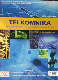 Telkomnika : Telecommunication, Computing, Electronics and Control Vol.15 No.3