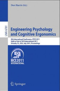 Image of Engineering Psychology and Cognitive Ergonomics