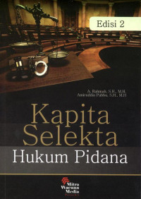 Image of Kapita Selekta Hukum Pidana Ed. 2