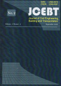 Jcebt : Journal Of Civil Engineering Building and Transportation Vol.4 No.2