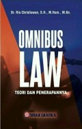 Omnibus Law : Teori dan Penerapannya