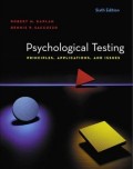 Psychological Testing : Principles, Applications and Issues