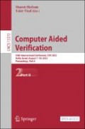 Computer Aided Verification