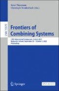 Frontiers of Combining Systems : 15th International Symposium, FroCoS 2025, Reykjavik, Iceland, September 29 – October 1, 2025, Proceedings