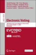 Electronic Voting : 10th  International  Joint  Conference,  E-Vote-ID  2025 Nancy,  France,  October  1–3,  2025 Proceedings
