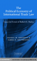 The Political Economy Of International Trade Law