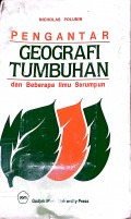 Pengantar Geografi Tumbuhan : dan Beberapa Ilmu Serumpun