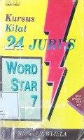 Kursus Kilat 24 Jam Jurus Word Star 7