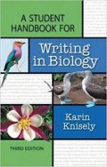 A Student Handbook For Writing in Biology Ed.3th